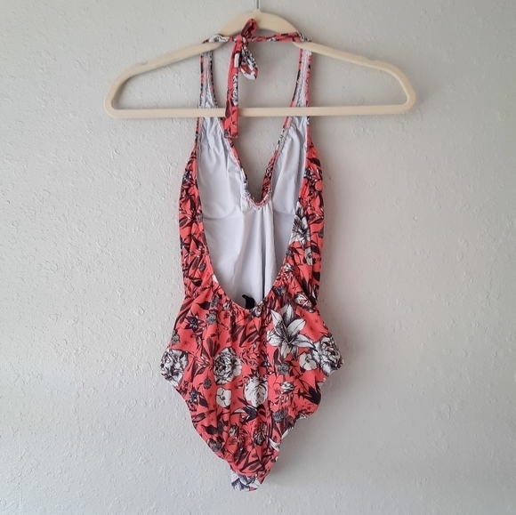 Vix Paula Hermanny Floral One Piece Swimsuit S - Picture 4 of 9